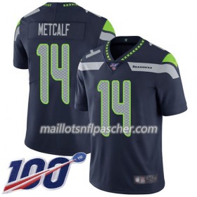 Maillot Seattle Seahawks D.K. Metcalf 14 Nike Bleu 100th - Homme